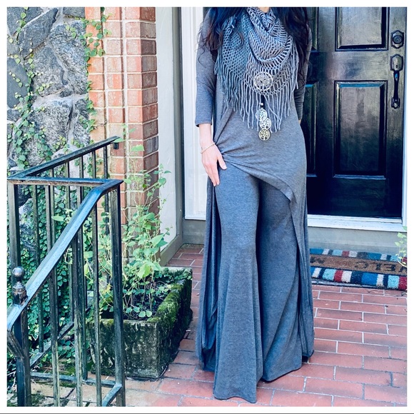 ✨LAST✨Best high low Charcoal grey tunic dress - Picture 8 of 11